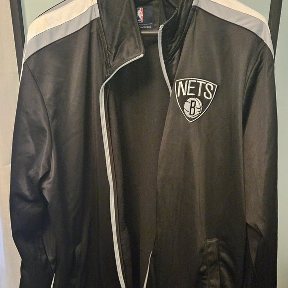 Men's Brooklyn Nets Track Jacket XXL - Picture 1 of 2